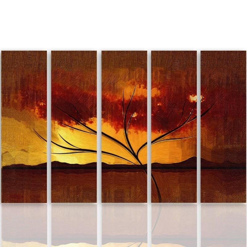 Kanva no 5 daļām - Type C, Dry Tree  Home Trends DECO