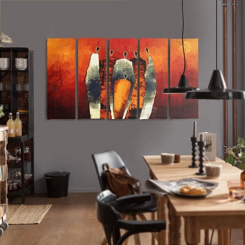 Kanva no 5 daļām - Type C, Figurative Compositions  Home Trends DECO