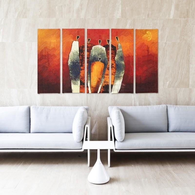 Kanva no 5 daļām - Type C, Figurative Compositions  Home Trends DECO