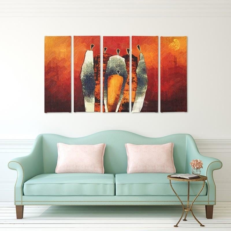 Kanva no 5 daļām - Type C, Figurative Compositions  Home Trends DECO