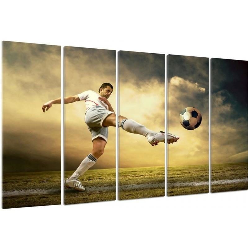 Kanva no 5 daļām - Type C, Firing Volleys Football  Home Trends DECO
