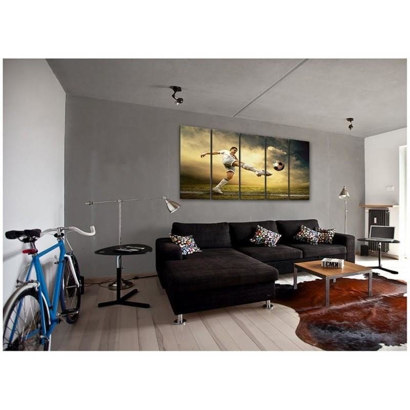 Kanva no 5 daļām - Type C, Firing Volleys Football  Home Trends DECO