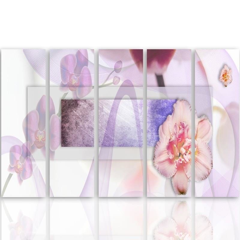 Kanva no 5 daļām - Type C, Floral Composition 1  Home Trends DECO