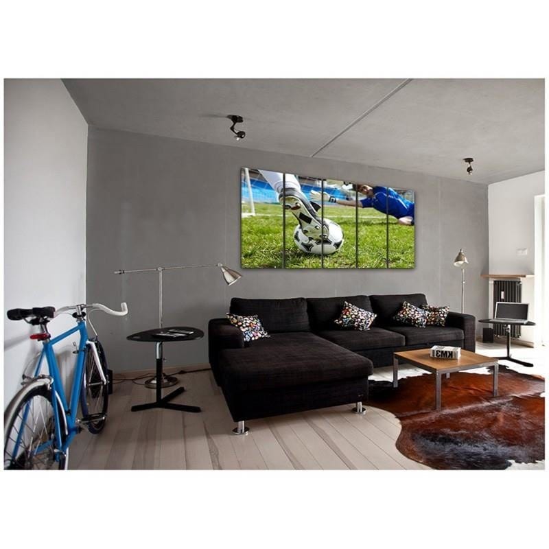 Kanva no 5 daļām - Type C, Football  Home Trends DECO