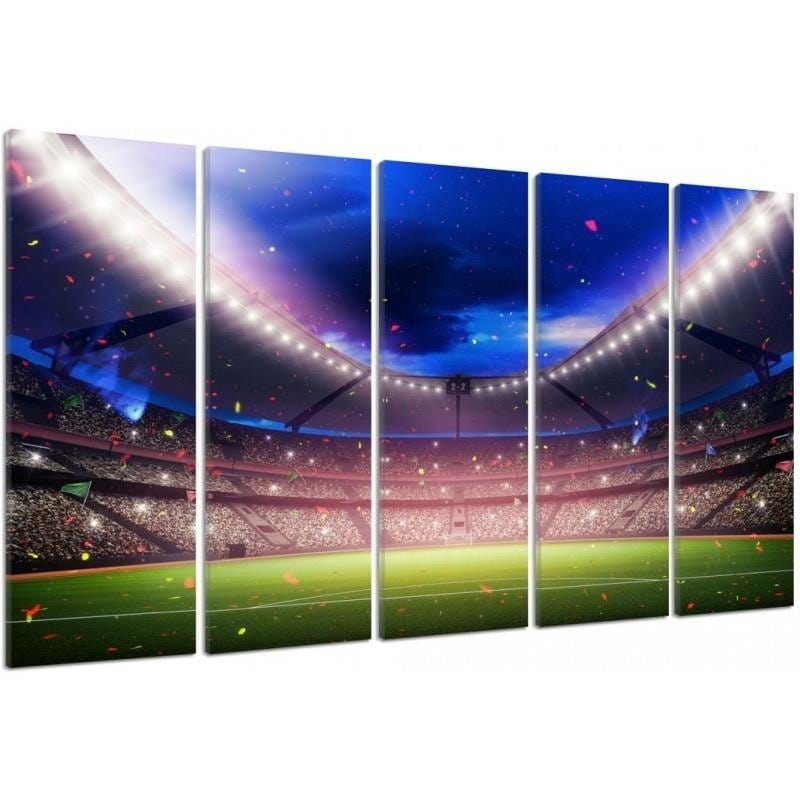 Kanva no 5 daļām - Type C, Football Stadium  Home Trends DECO