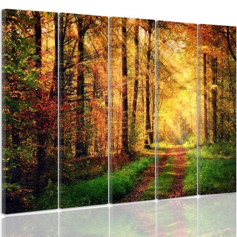 Kanva no 5 daļām - Type C, Forest Road  Home Trends DECO