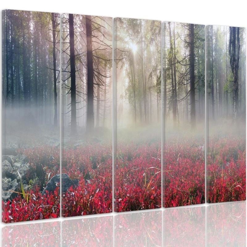 Kanva no 5 daļām - Type C, Mist Over The Clearing  Home Trends DECO