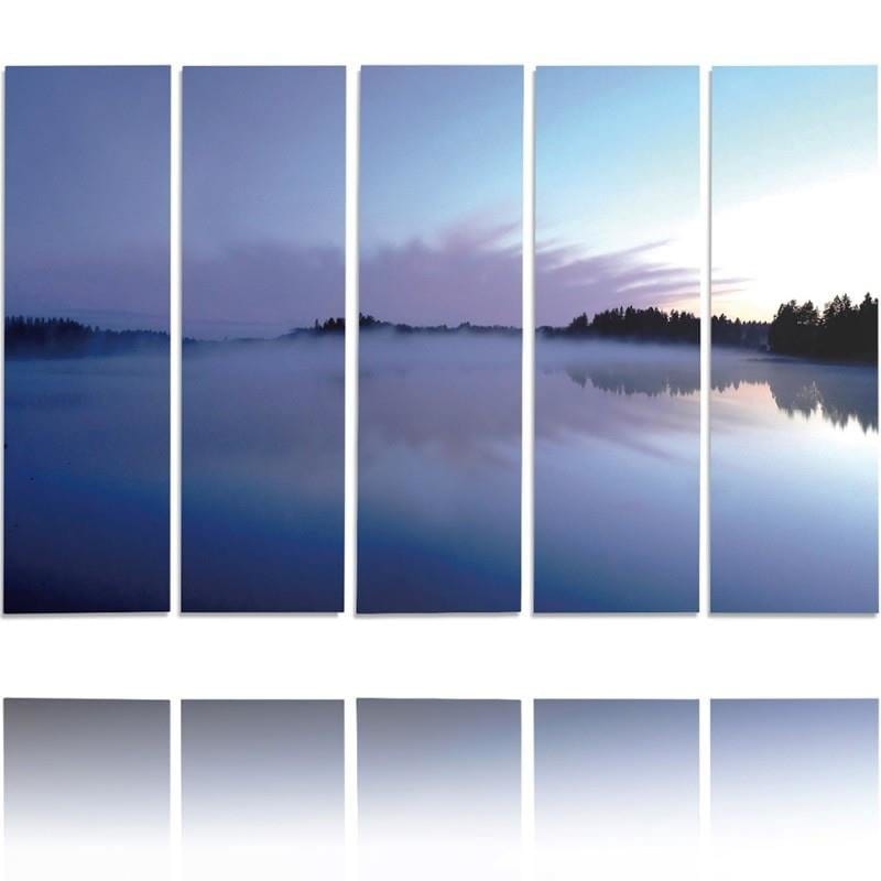 Kanva no 5 daļām - Type C, Mist Over The Lake  Home Trends DECO