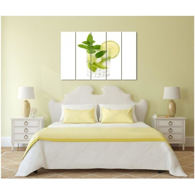 Kanva no 5 daļām - Type C, Mojito  Home Trends DECO