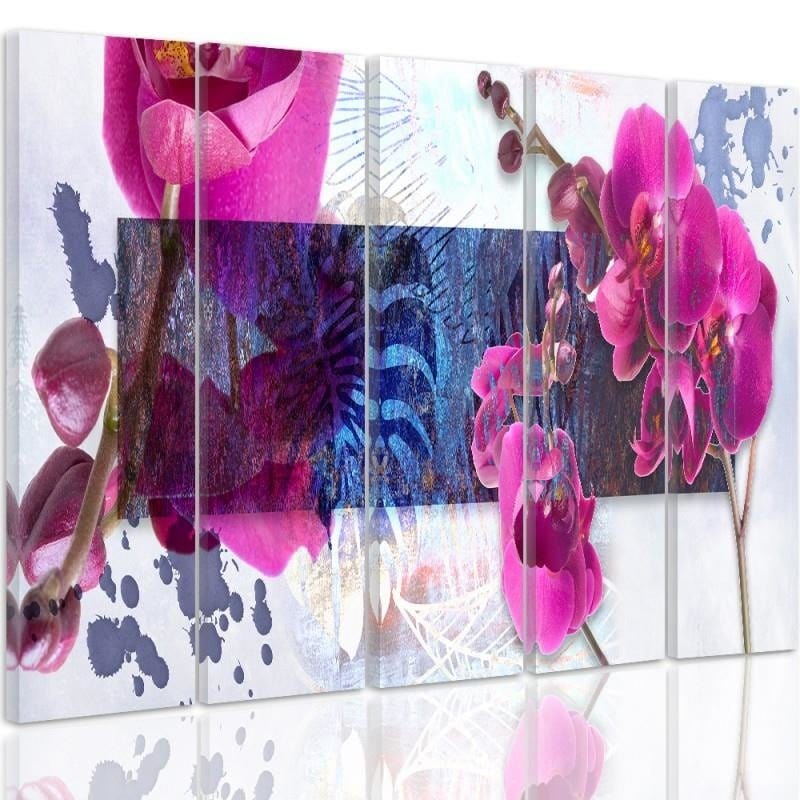 Kanva no 5 daļām - Type C, Orchid Composition 1  Home Trends DECO