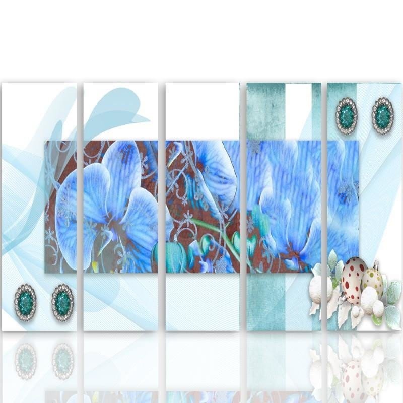 Kanva no 5 daļām - Type C, Orchid Composition 2  Home Trends DECO