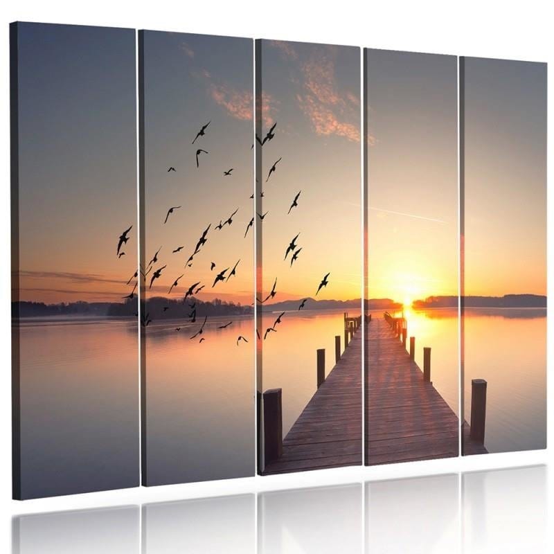 Kanva no 5 daļām - Type C, Pier Water  Home Trends DECO