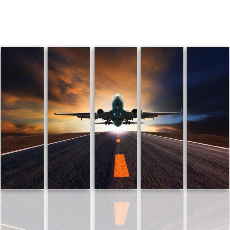 Kanva no 5 daļām - Type C, Plane  Home Trends DECO