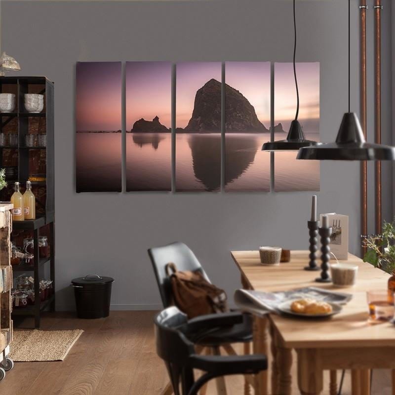 Kanva no 5 daļām - Type C, Rock Water  Home Trends DECO