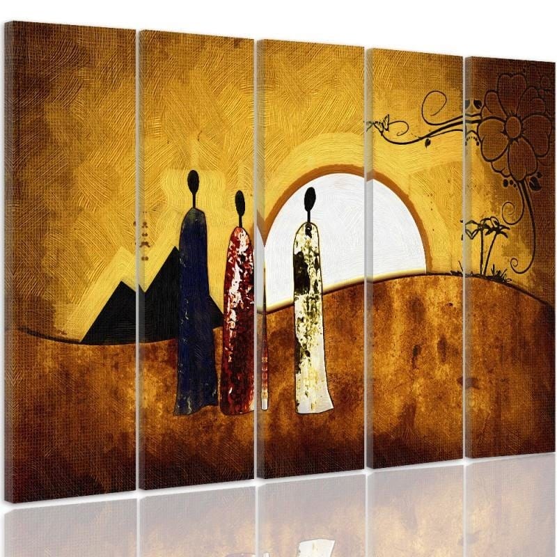 Kanva no 5 daļām - Type C, Sunny Egypt  Home Trends DECO