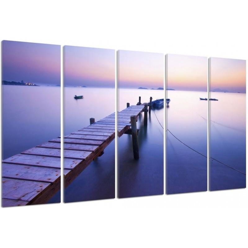 Kanva no 5 daļām - Type C, Sunrise Along The Coast  Home Trends DECO