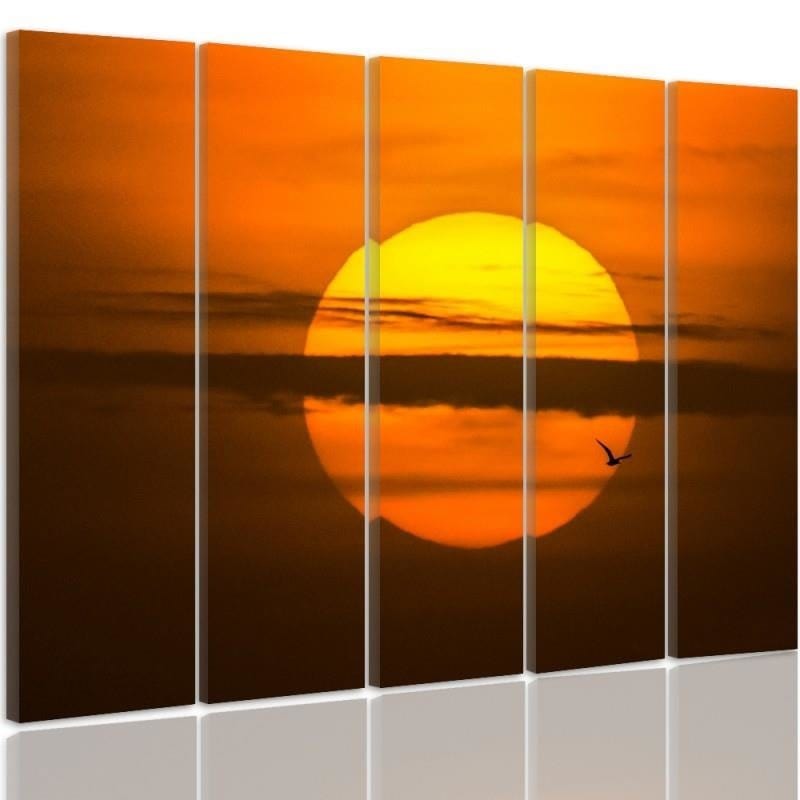 Kanva no 5 daļām - Type C, The Setting Sun  Home Trends DECO