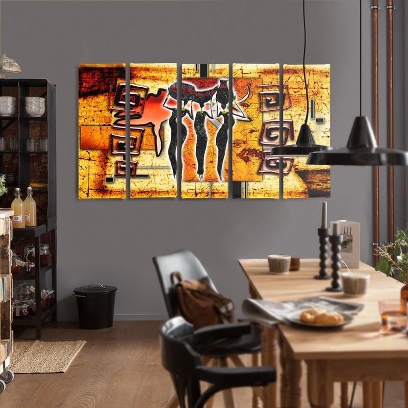 Kanva no 5 daļām - Type C, Three Graces 2  Home Trends DECO