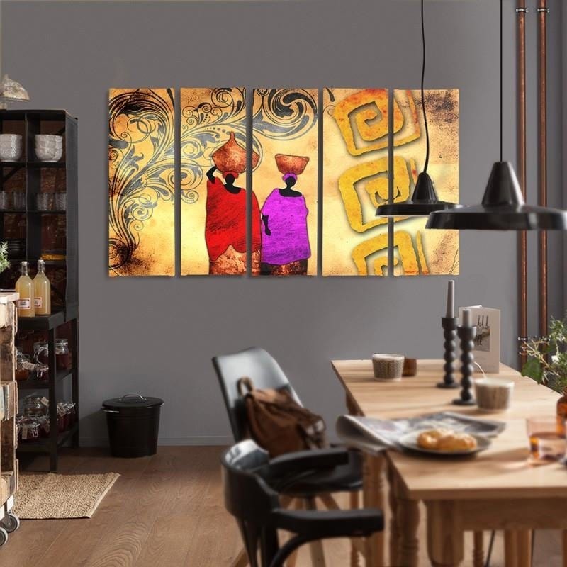 Kanva no 5 daļām - Type C, Two Women  Home Trends DECO