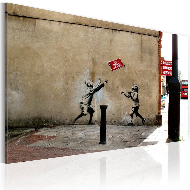 Glezna - No ball games (Banksy) 60x40 Home Trends