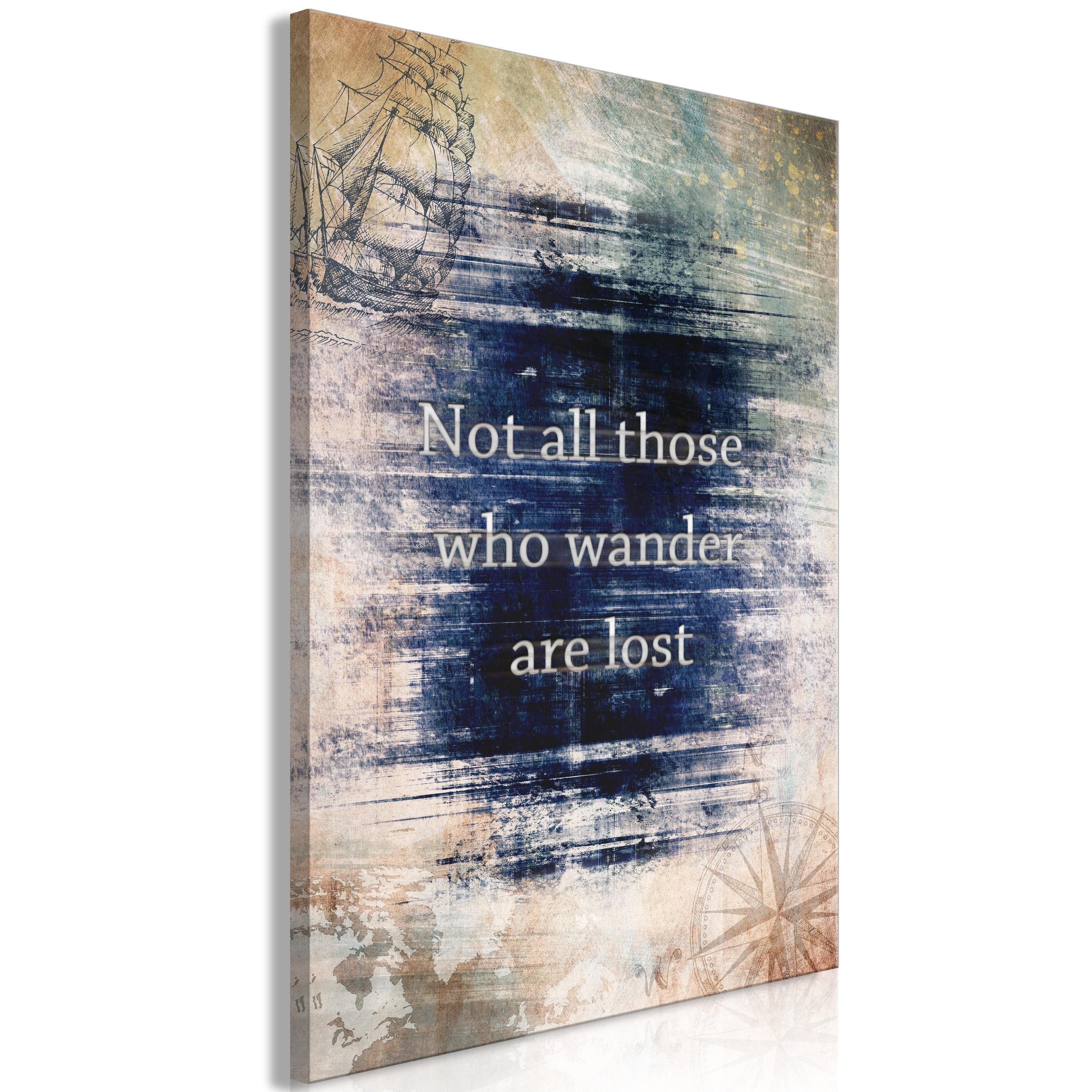 Glezna - Not All Those Who Wander Are Lost (1 Part) Vertical Home Trends