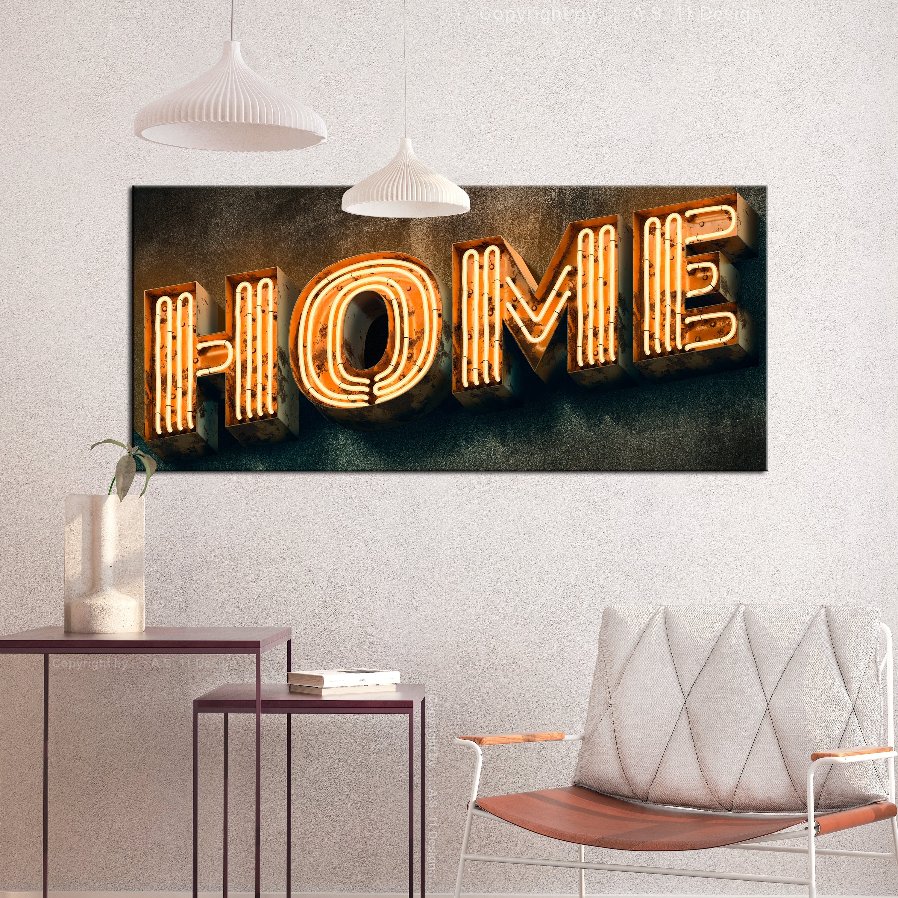 Glezna - Oldschool Neon 100x45 Home Trends