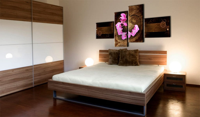 Glezna - Orchid and wood Home Trends
