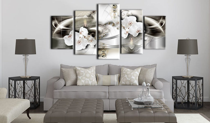 Glezna - Orchids among the waves of gold Home Trends