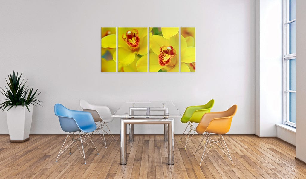 Glezna - Orchids - intensity of yellow color Home Trends