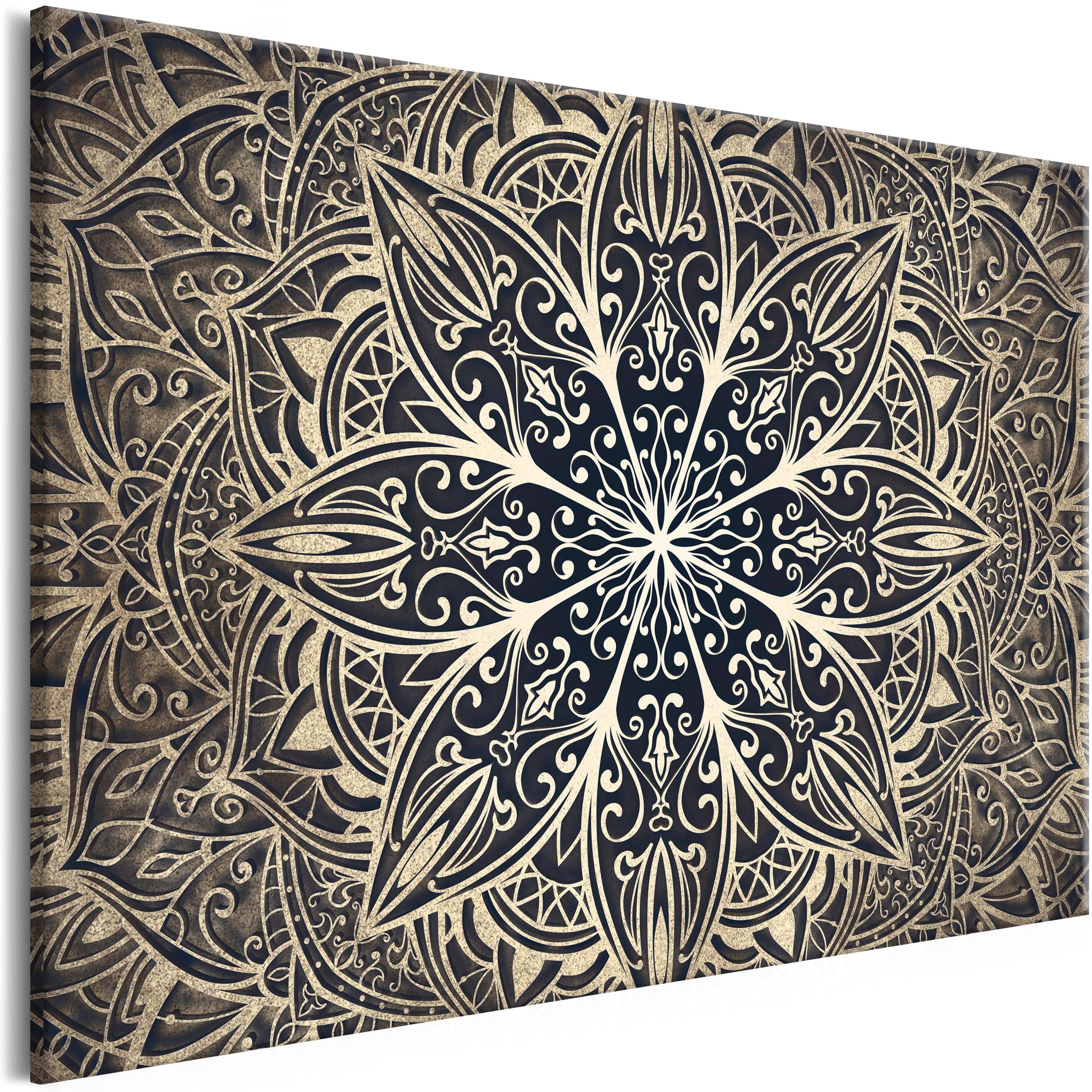 Glezna - Oriental Flowers (1 Part) Narrow Brown Home Trends