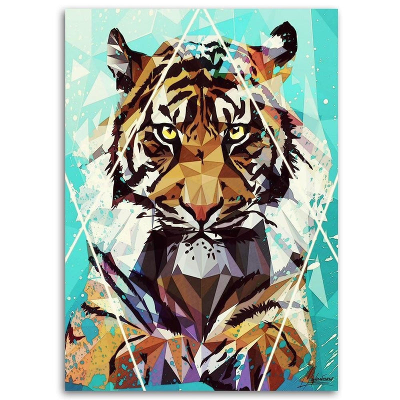 Kanva - Painted Tiger  Home Trends DECO