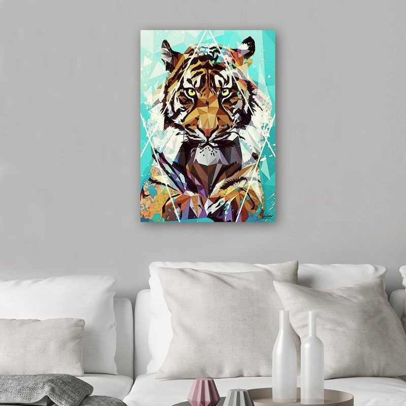 Kanva - Painted Tiger  Home Trends DECO