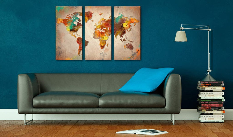 Glezna - Painted World - triptych Home Trends