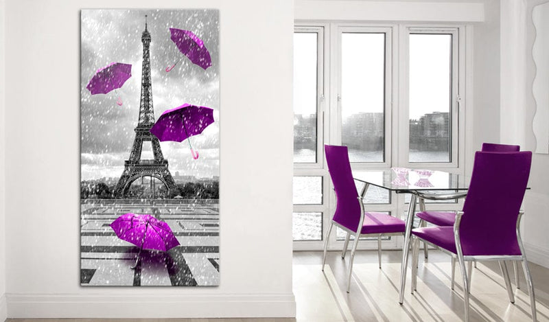 Glezna - Paris_ Purple Umbrellas 60x120 Home Trends