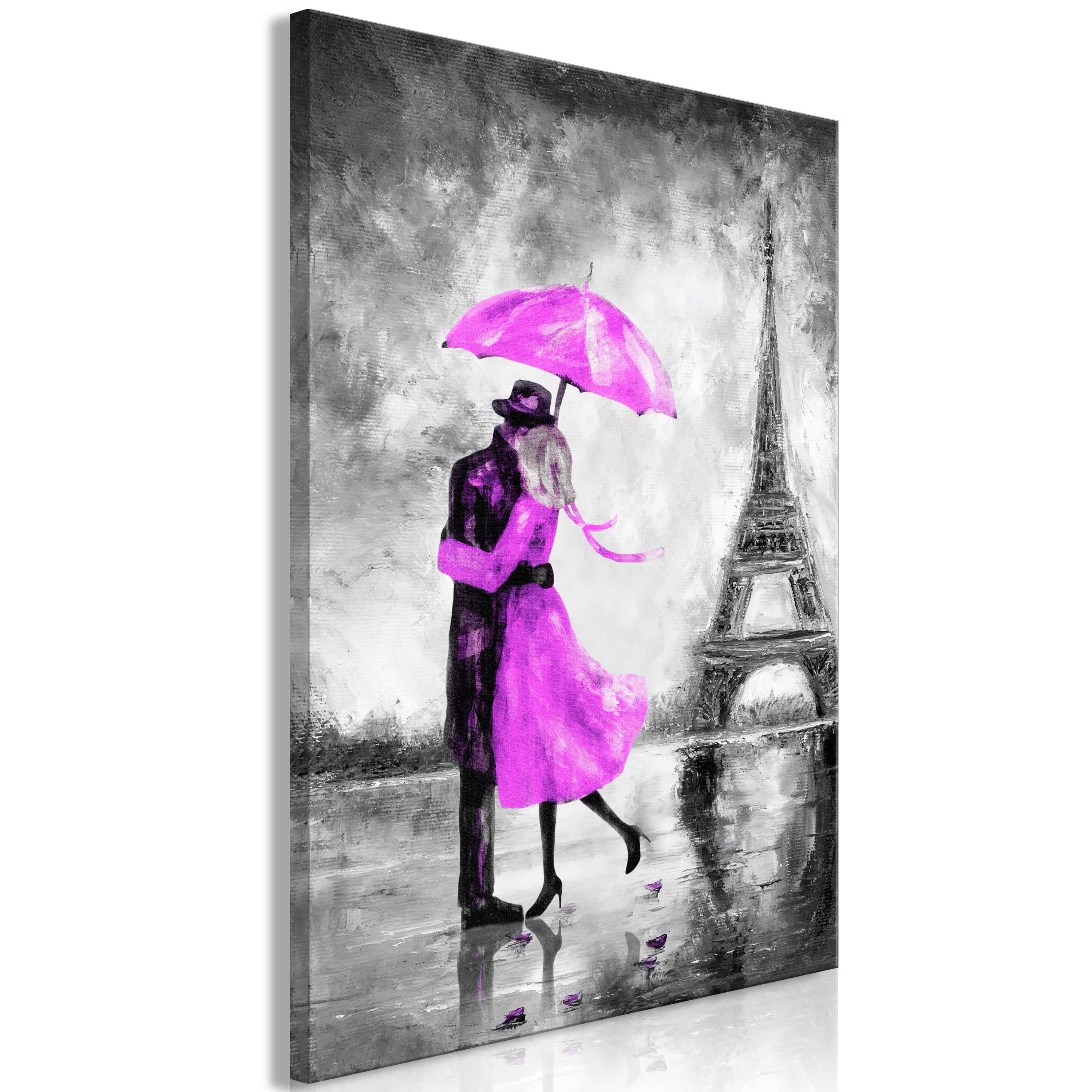 Glezna - Paris Fog (1 Part) Vertical Pink Home Trends