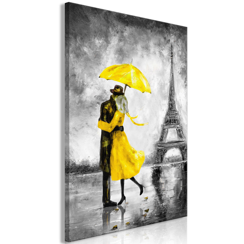 Glezna - Paris Fog (1 Part) Vertical Yellow Home Trends