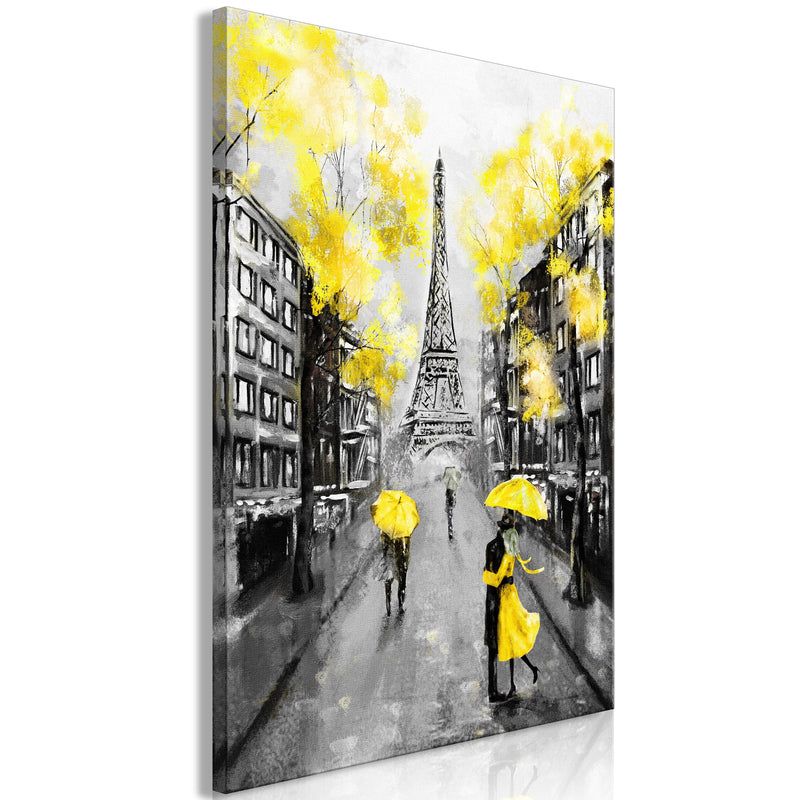 Glezna - Paris Rendez-Vous (1 Part) Vertical Yellow Home Trends