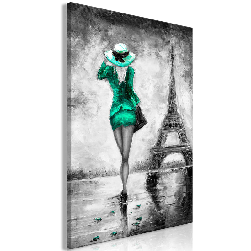 Glezna - Parisian Woman (1 Part) Vertical Green Home Trends