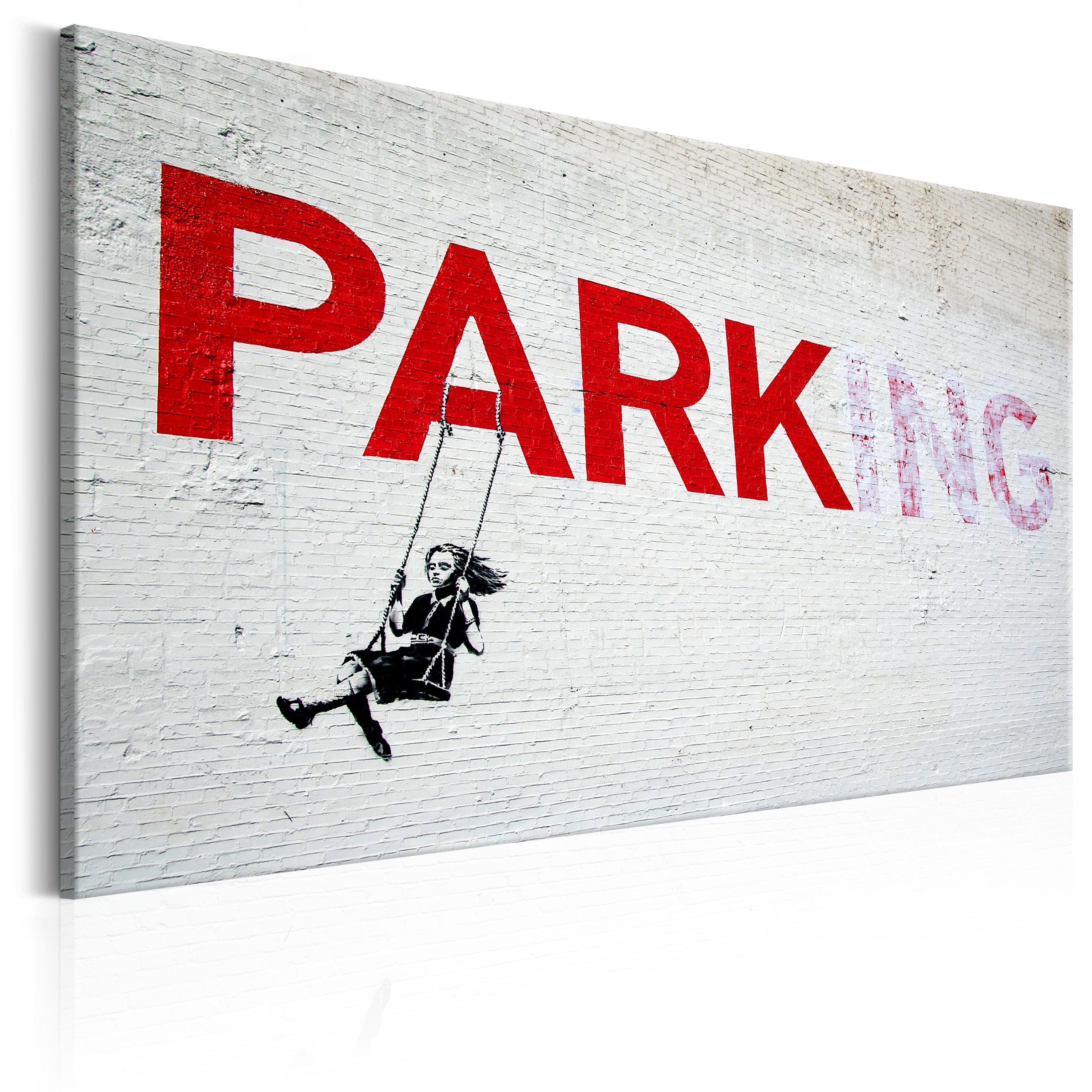 Glezna - Parking Girl Swing by Banksy Home Trends