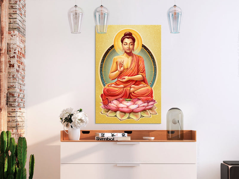Glezna - Peace of Buddha (1 Part) Vertical Home Trends