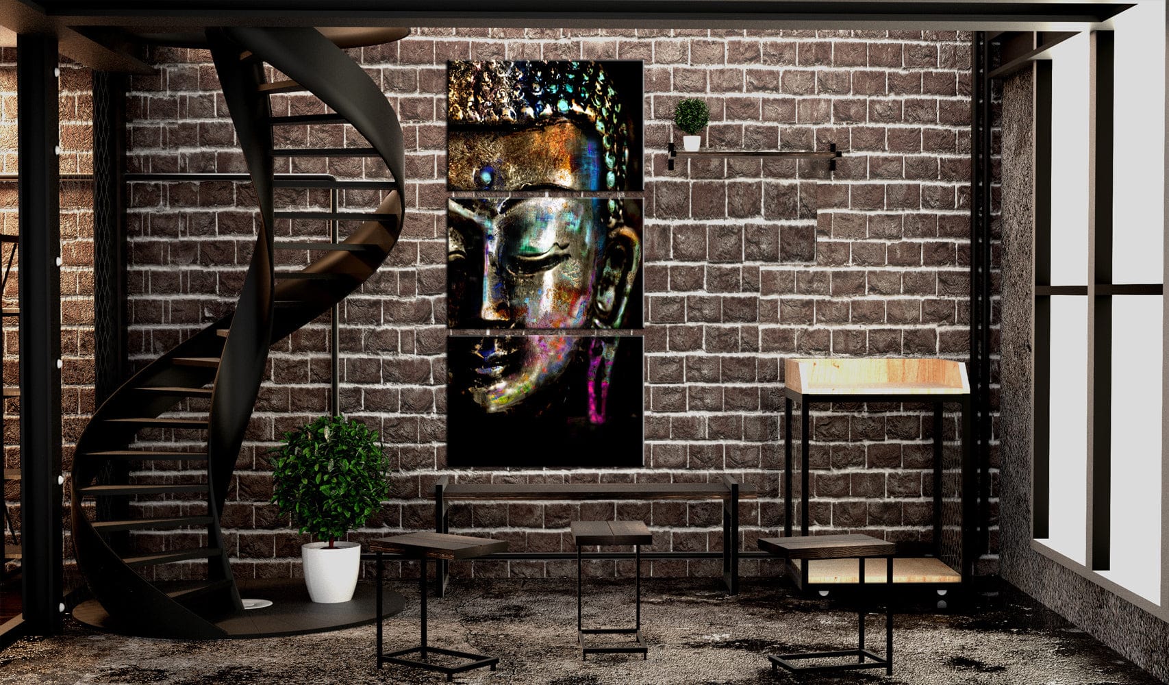Glezna - Peaceful Buddha Home Trends