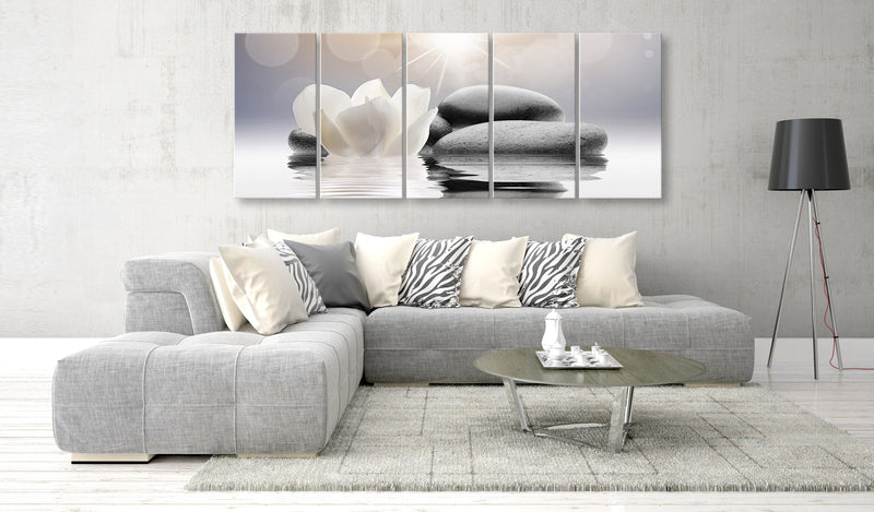 Kanva - Pebbles in Water (5 Parts) Narrow Home Trends