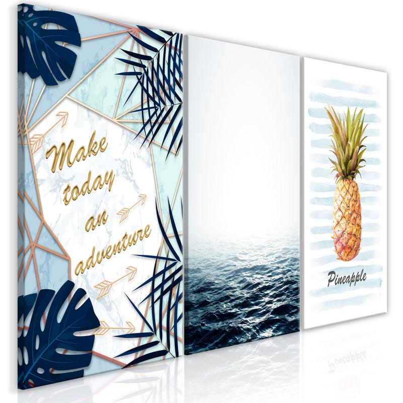 Glezna - Pineapple Quote (3 Parts) 120x60 Home Trends