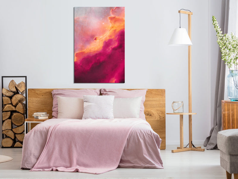 Glezna - Pink Nebula (1 Part) Vertical Home Trends