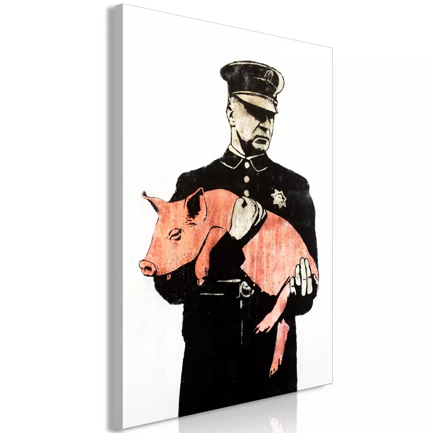 Kanva - Policists ar cūku (Banksy stilā), 132449 Home Trends