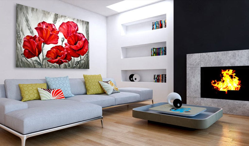 Kanva - Poppies in Wheat Home Trends