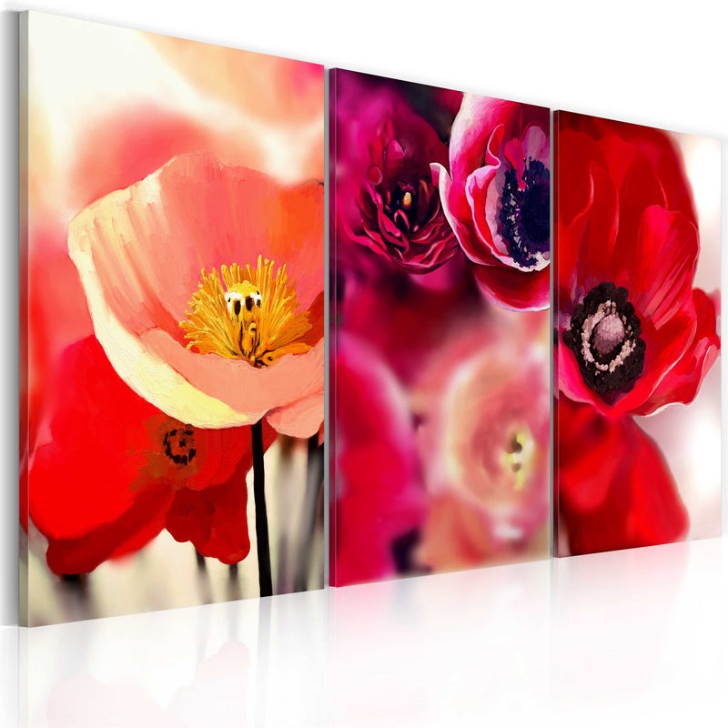 Glezna - Poppies - three perspectives Home Trends
