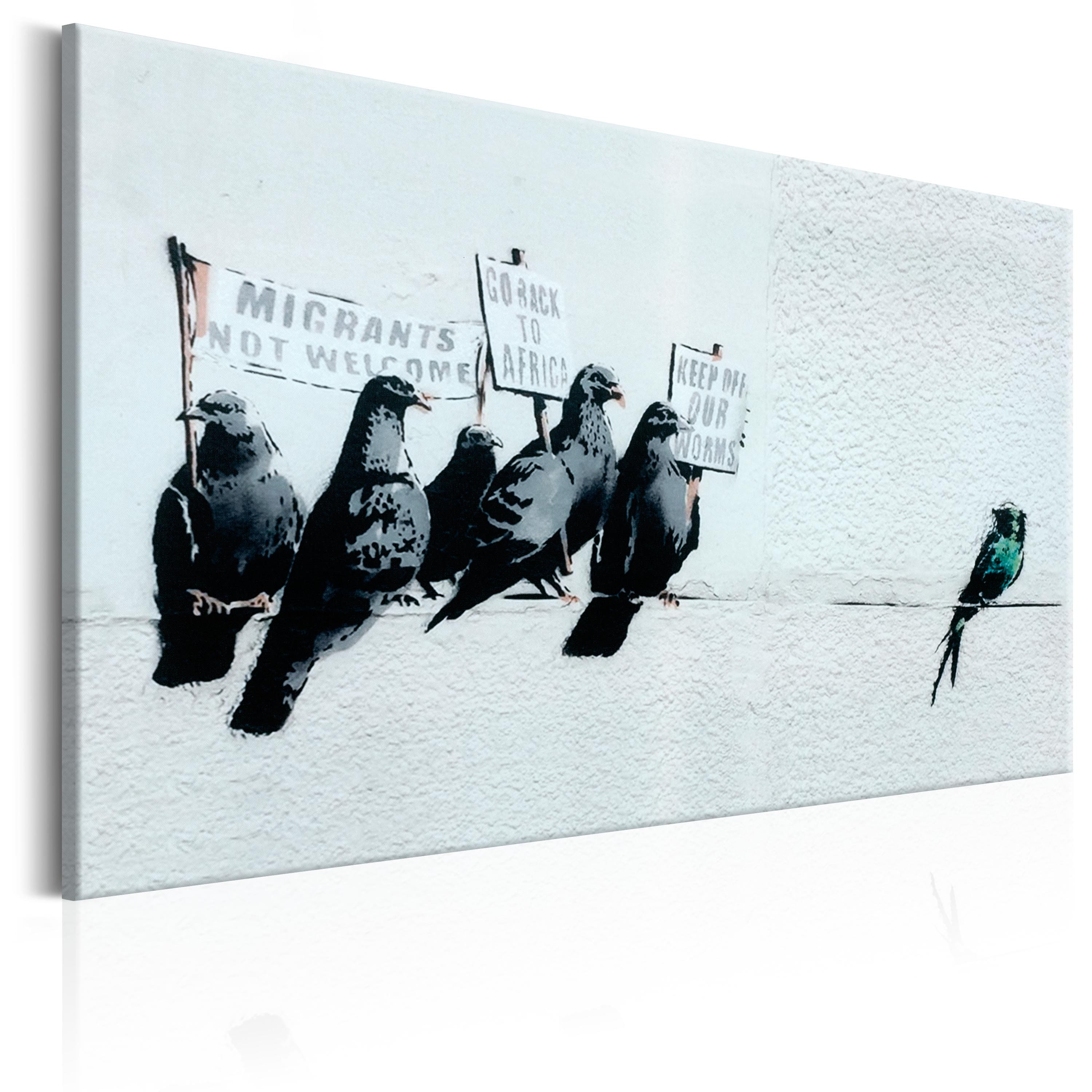 Glezna - Protesting Birds by Banksy Home Trends