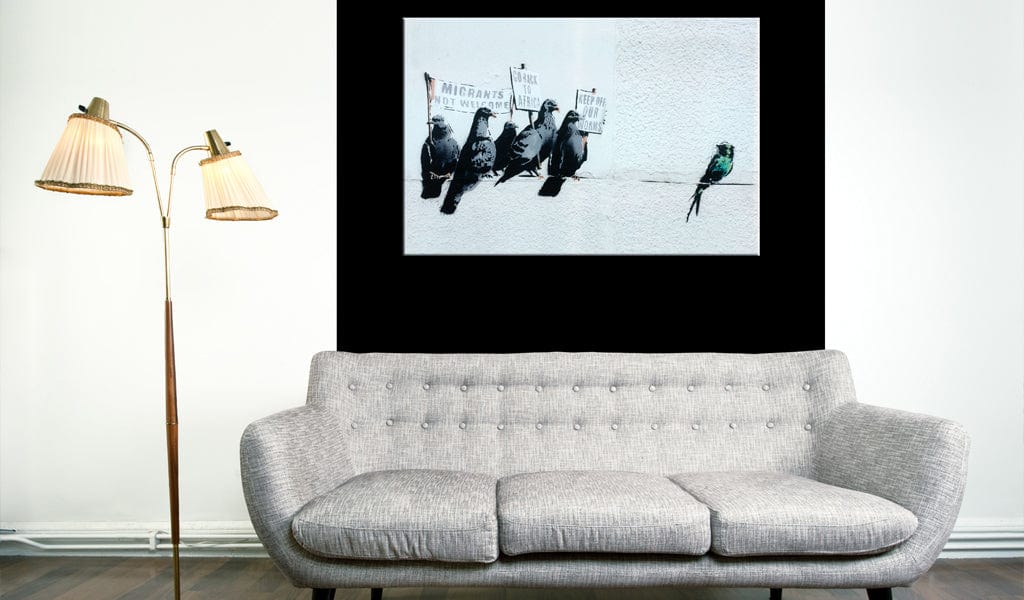 Glezna - Protesting Birds by Banksy Home Trends