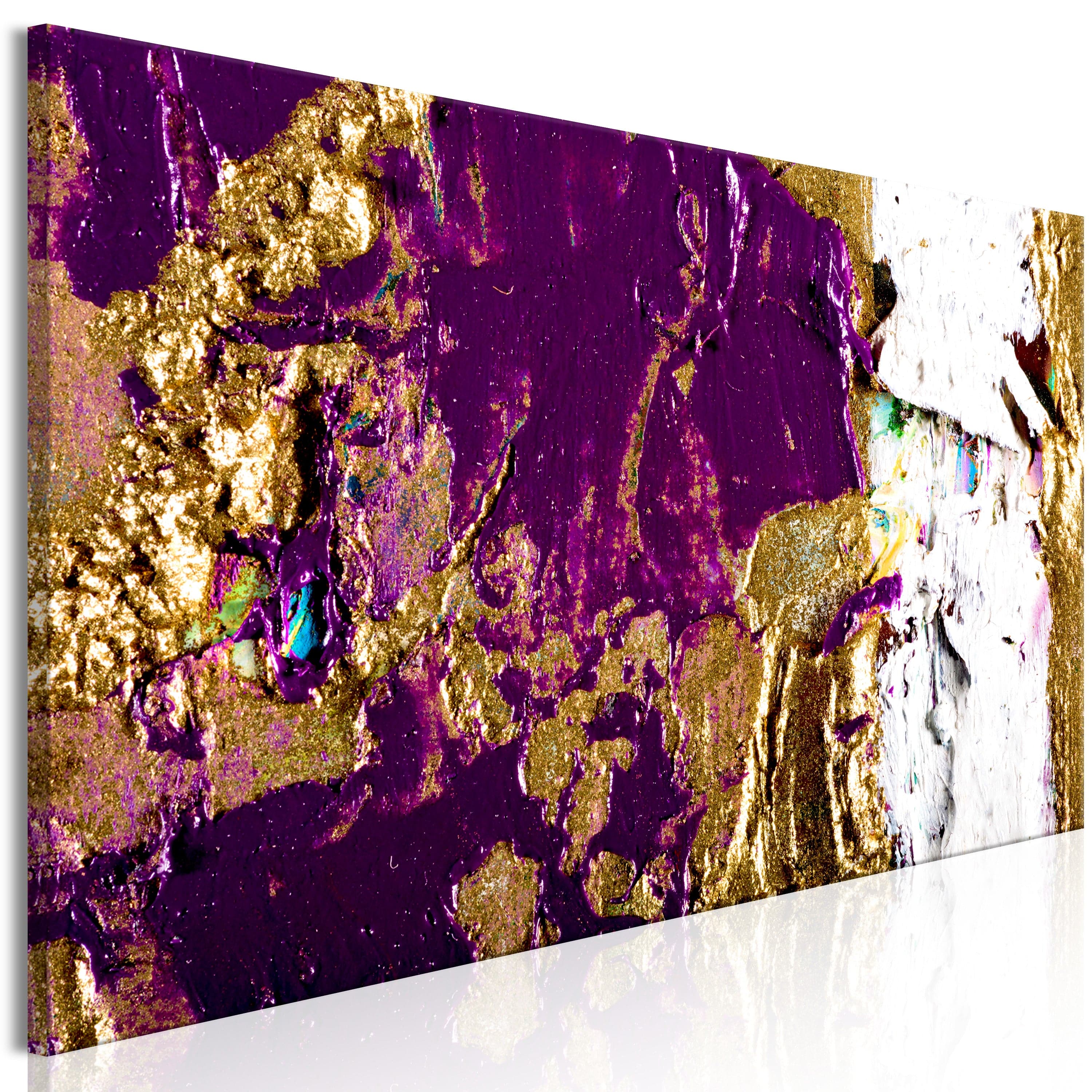 Glezna - Purple Wave (1 Part) Narrow Home Trends